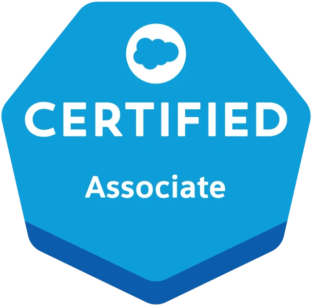 Salesforce Certified Associate badge