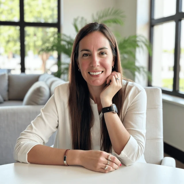 Headshot of Mariana Fili, Founder and CEO of Palm Consulting